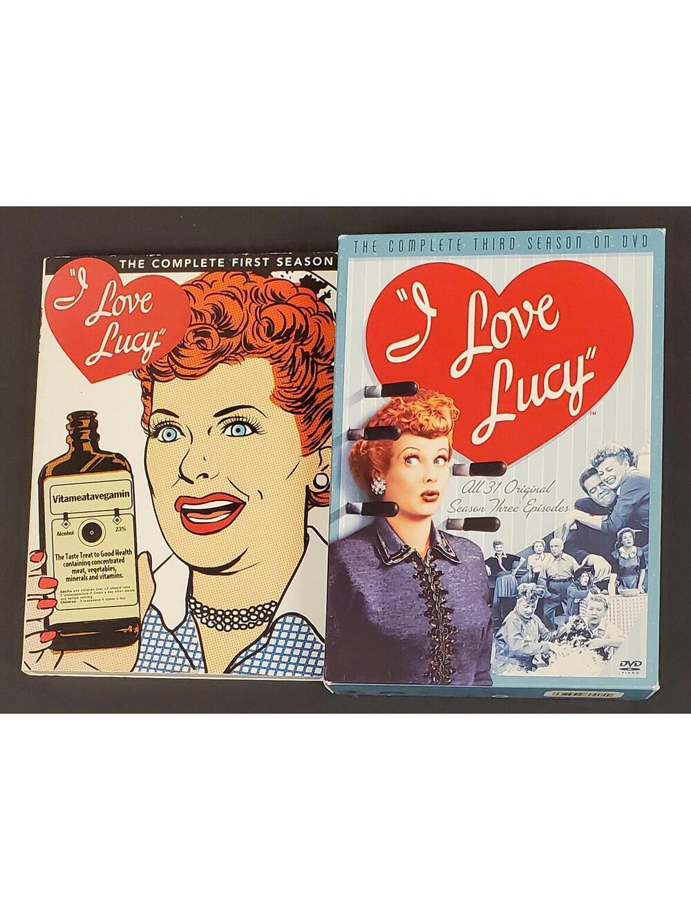 I Love Lucy DVD Box Set Lot - The Complete First Season and Third Season VG